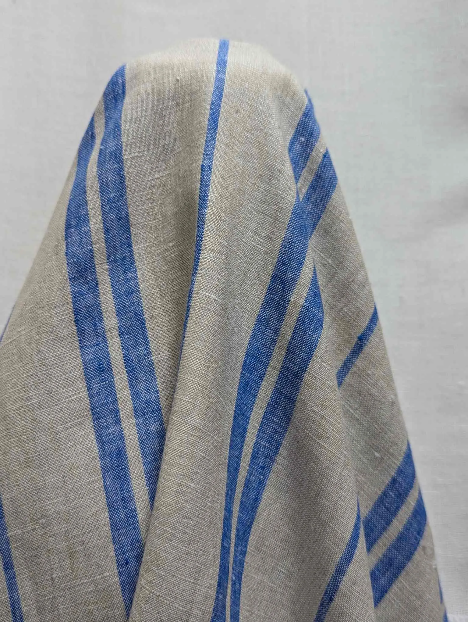 Linen, Azure Stripe