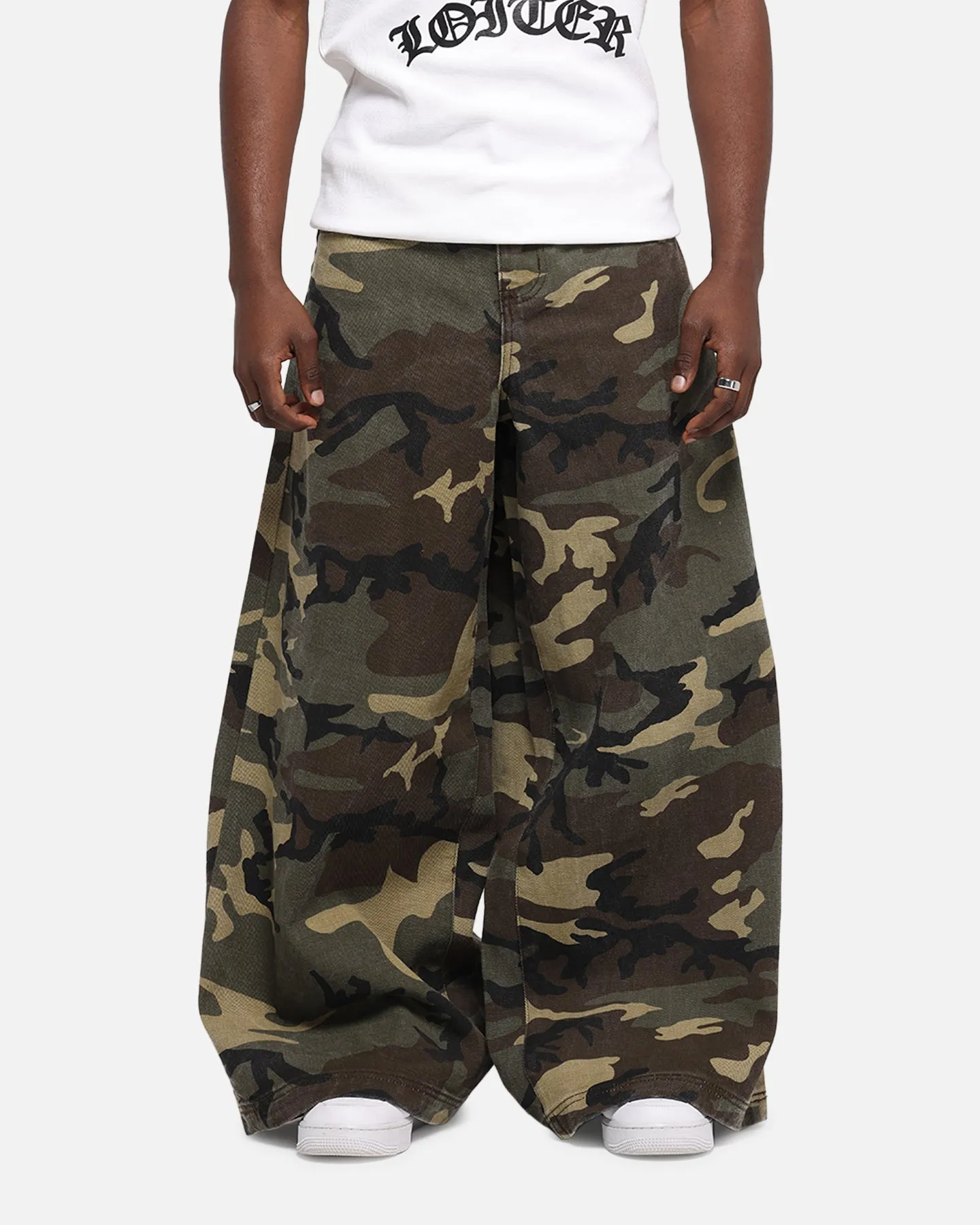 Loiter Skate Jeans Woodland Camo