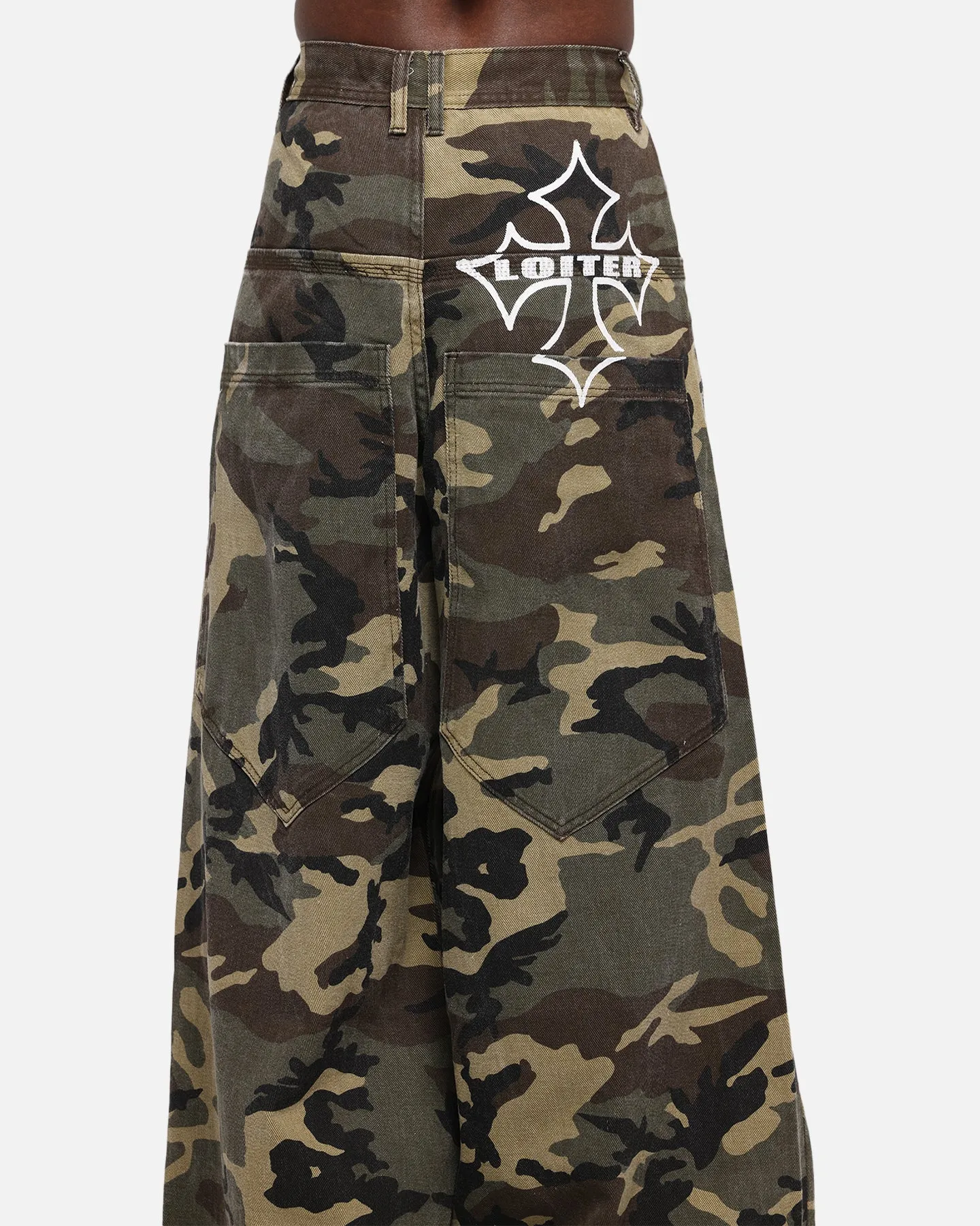 Loiter Skate Jeans Woodland Camo