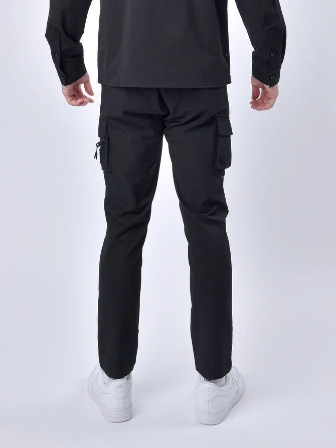 Luke 1977 Melville Cargo Pants Jet Black