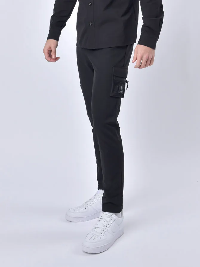 Luke 1977 Melville Cargo Pants Jet Black