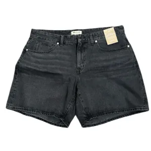 Madewell baggy jean shorts size 14w black new festival