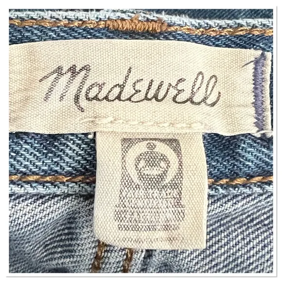 Madewell Baggy Straight Women’s Cotton Blend Jeans Sz 33