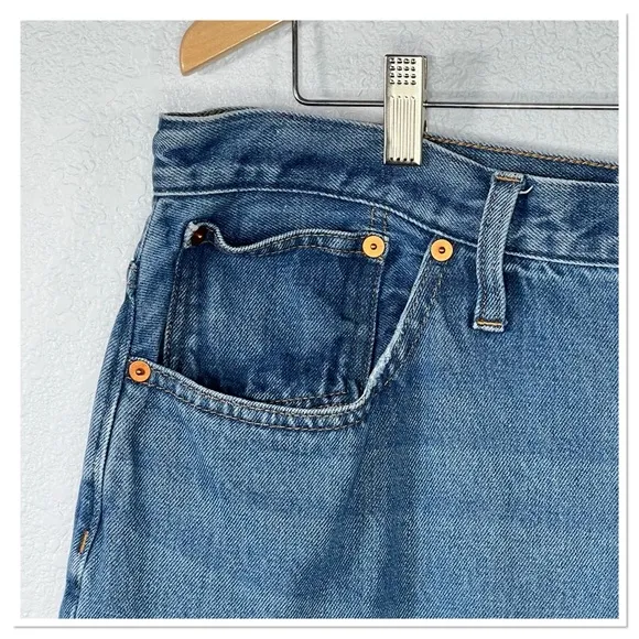 Madewell Baggy Straight Women’s Cotton Blend Jeans Sz 33
