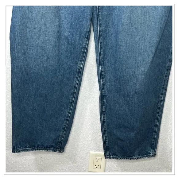 Madewell Baggy Straight Women’s Cotton Blend Jeans Sz 33