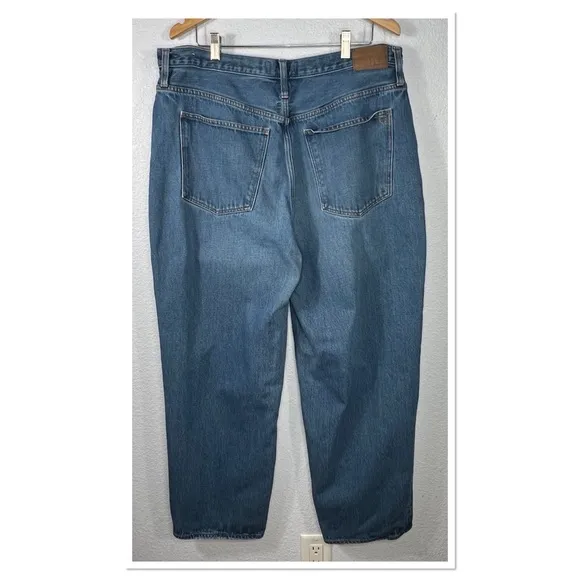 Madewell Baggy Straight Women’s Cotton Blend Jeans Sz 33