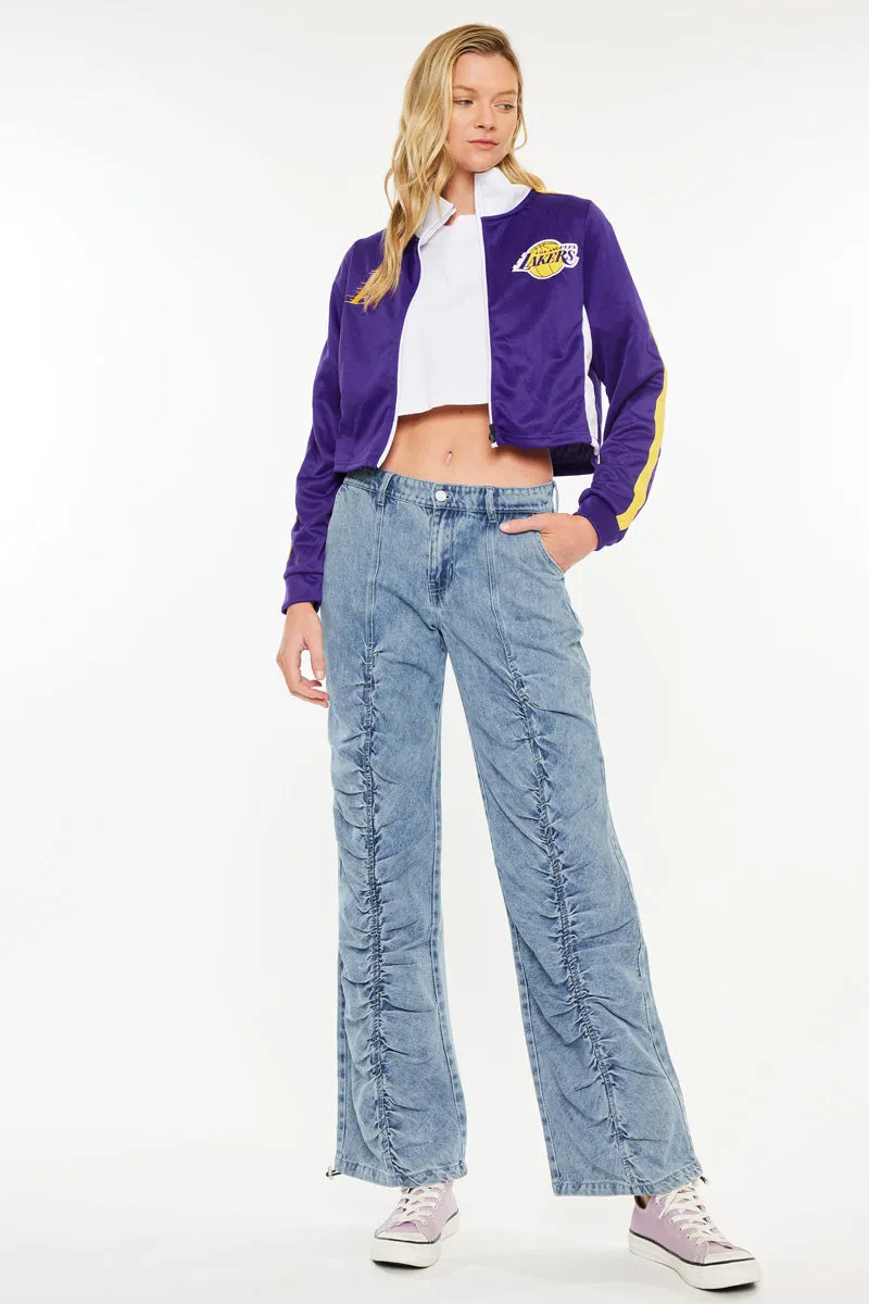 Madison Mid Rise Baggy Fit Jeans