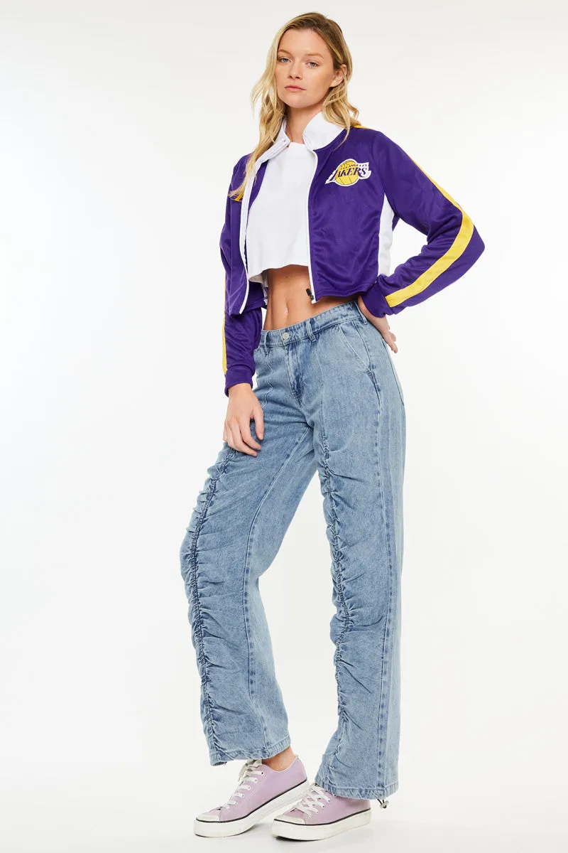 Madison Mid Rise Baggy Fit Jeans
