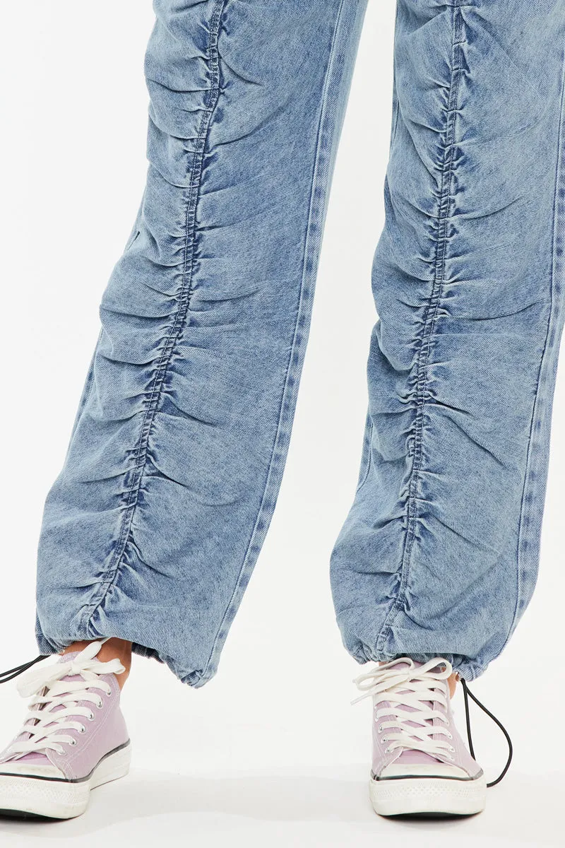 Madison Mid Rise Baggy Fit Jeans