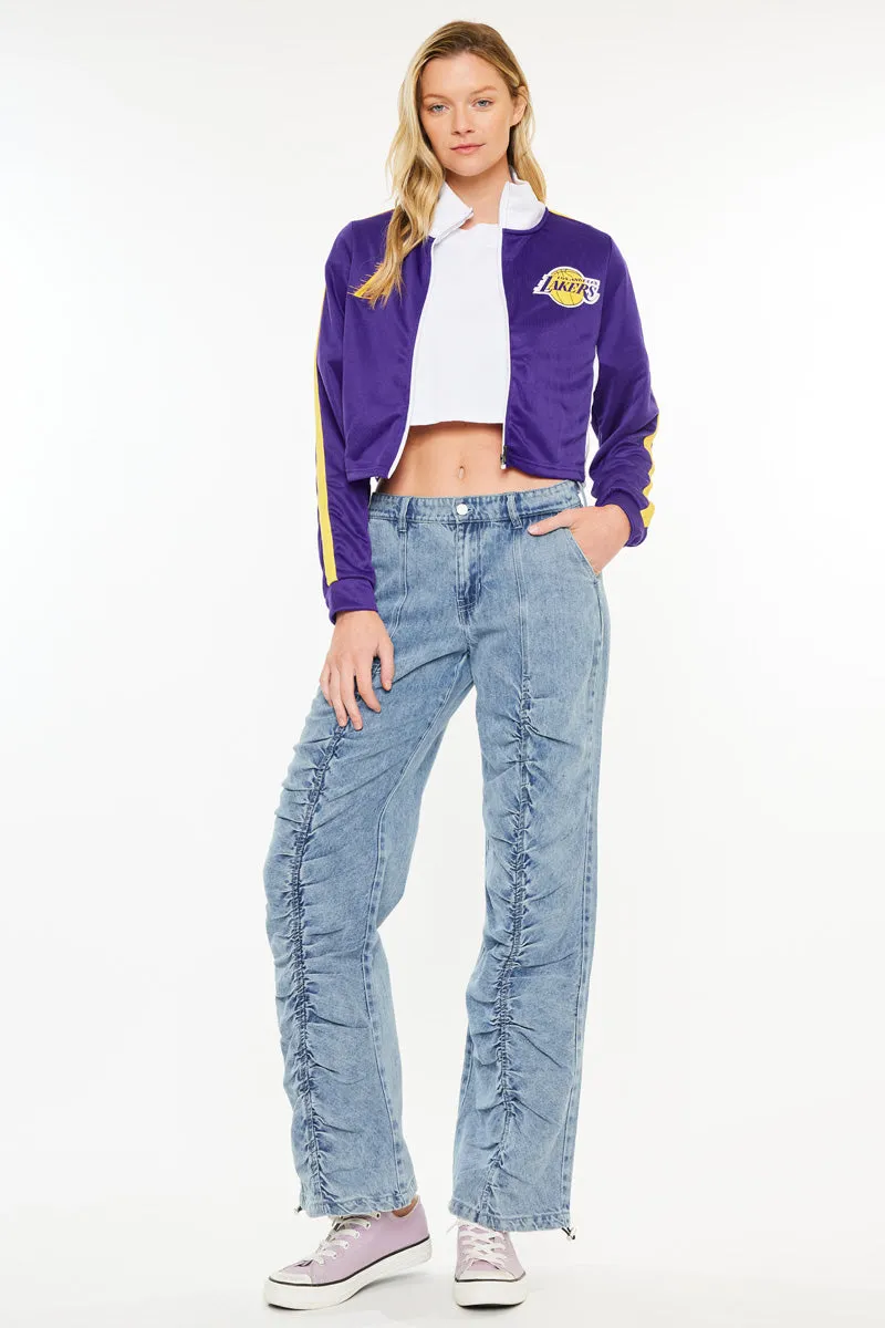 Madison Mid Rise Baggy Fit Jeans