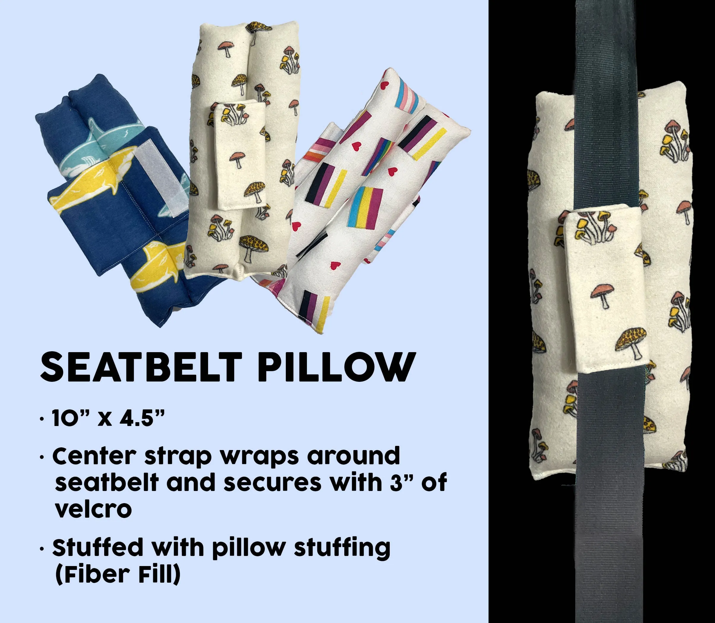 Mastectomy Pillows (Unstuffed)