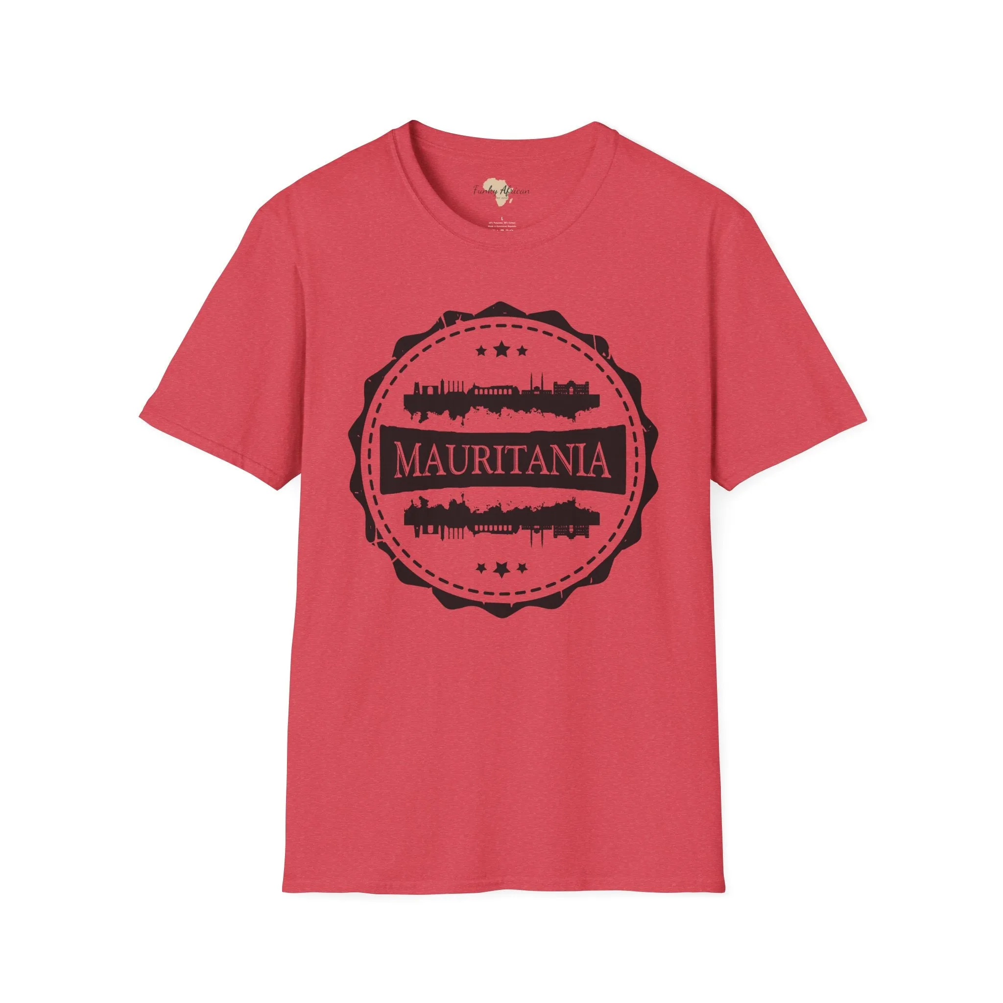Mauritania Stamp unisex tee