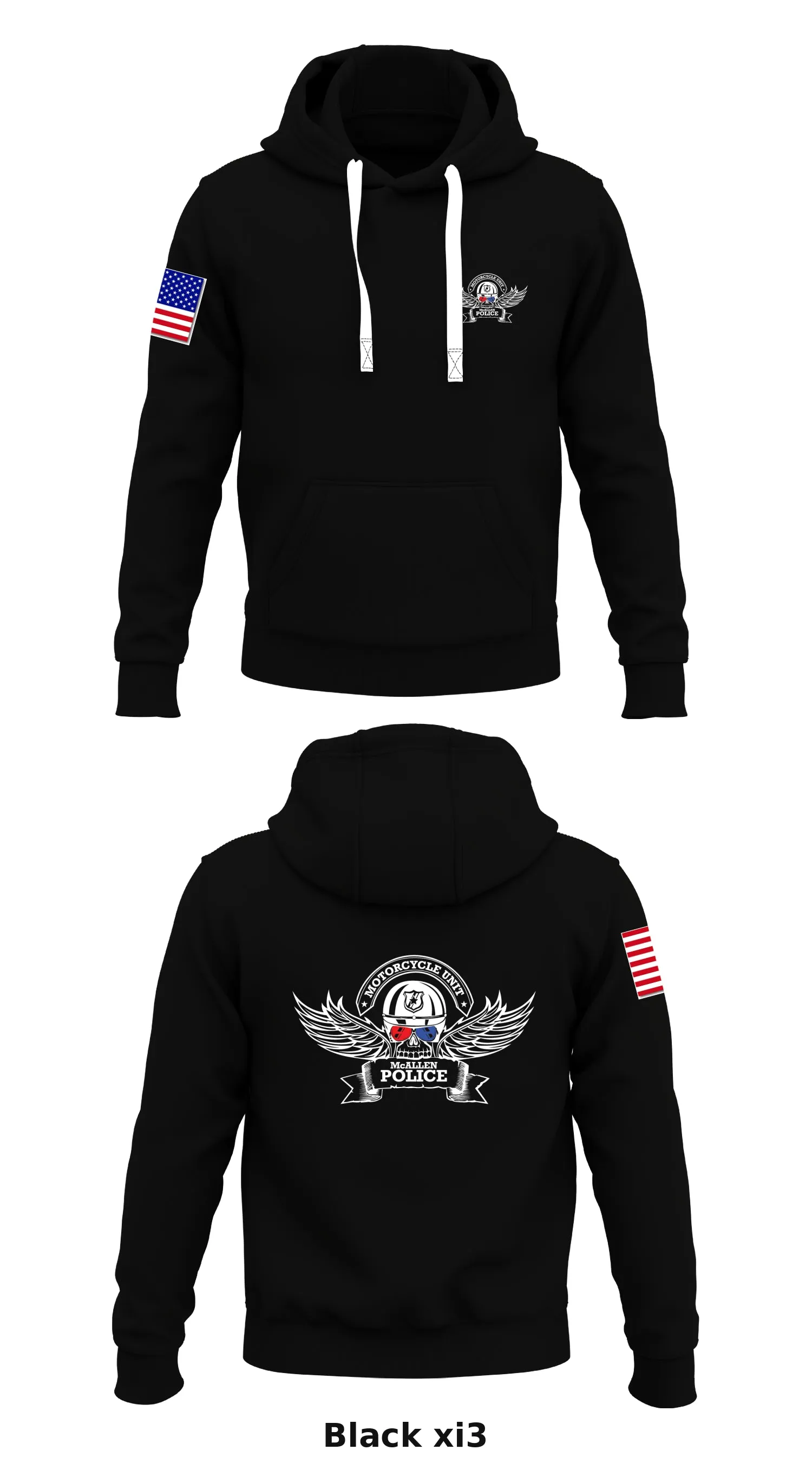 McAllen Police Department Store 1  Core Men's Hooded Performance Sweatshirt - xi3