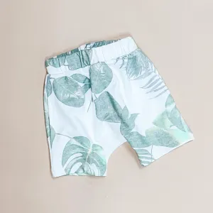 Memphis-Palm Shorts | Creme