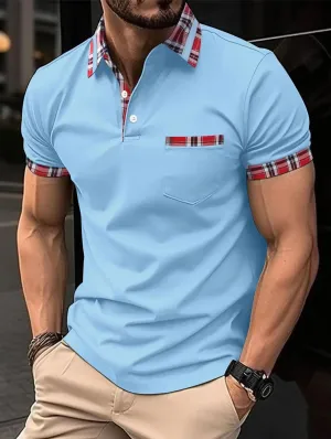 Men's Breathable Short-Sleeved Polo Collar T-Shirts