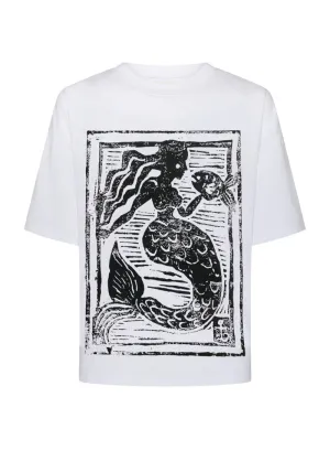 Mermaid Tee - White