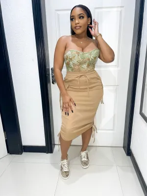 Midi Cargo Skirt