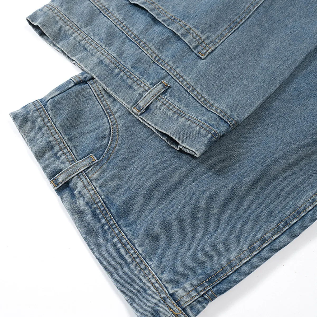 MIRRORED BAGGY JEANS