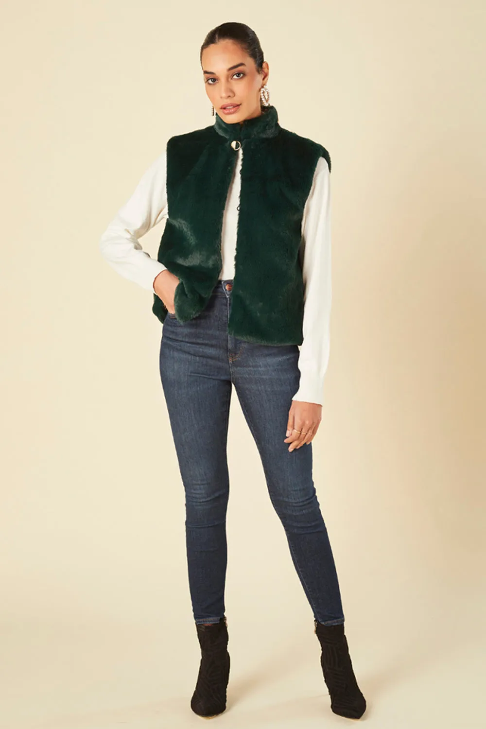 Mock Collar Jacket