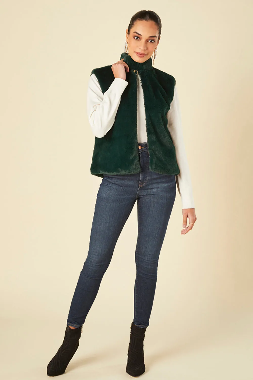 Mock Collar Jacket