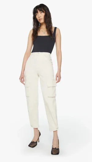 MOTHER - The Curbside Cargo Flood Pant - Eggnog