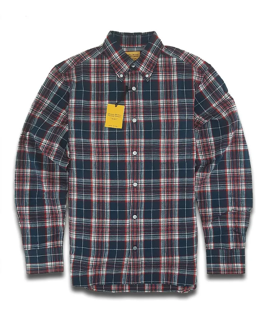 N°5 Classic Buttondown Collar LS Navy