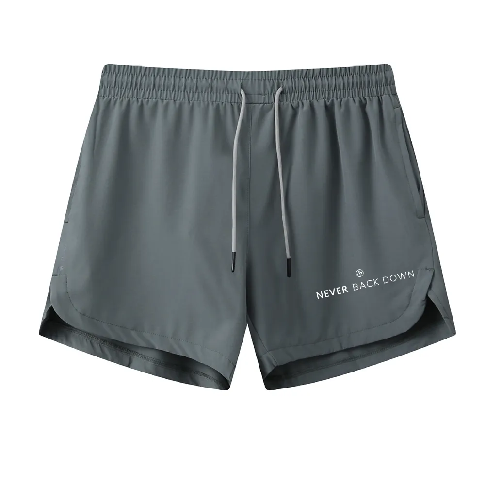 Never Back Down Graphic Shorts