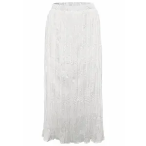 NEW ETHYL fulton broomstick skirt in tan and white