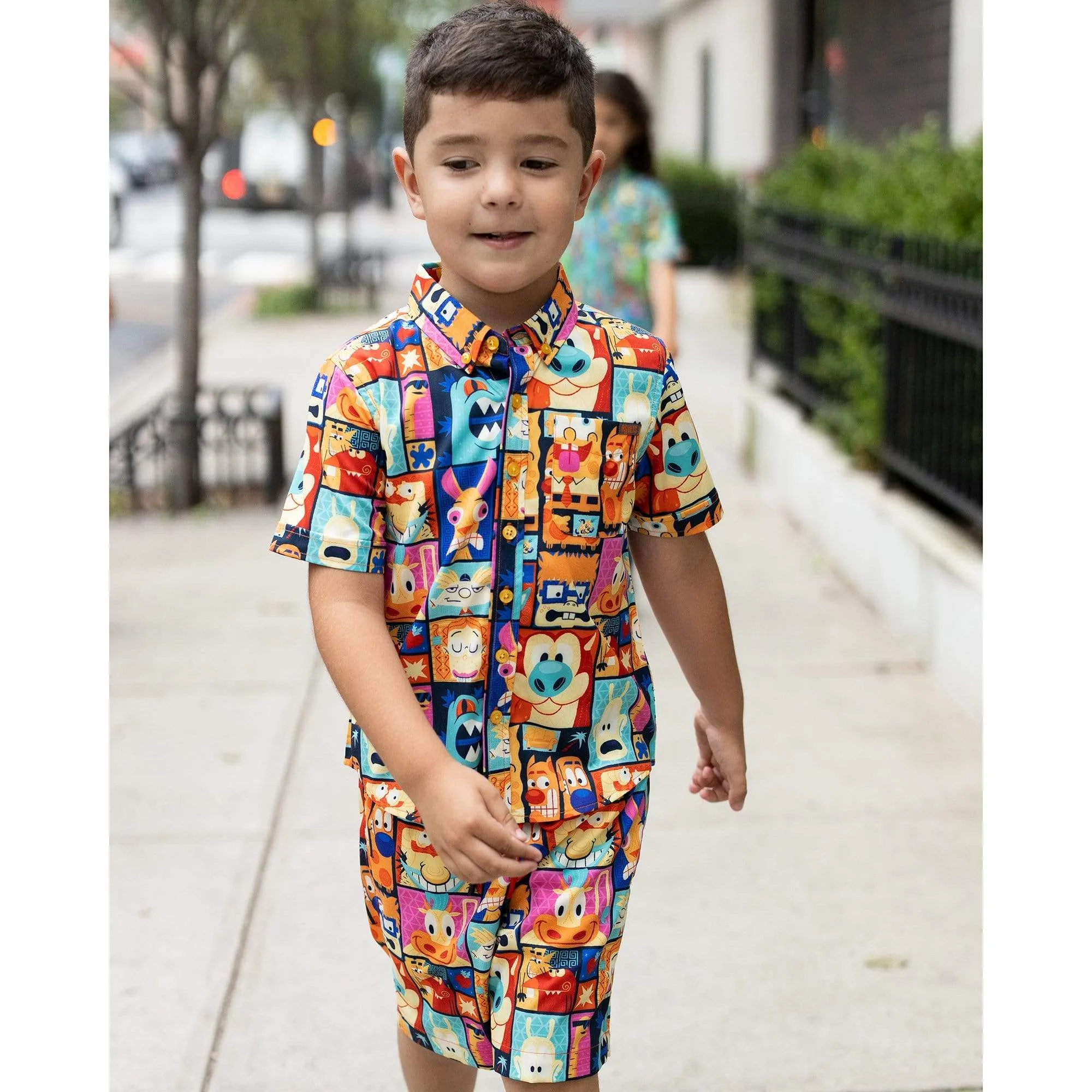 Nickelodeon "Tiki Toons" Youth – Hybrid Shorts