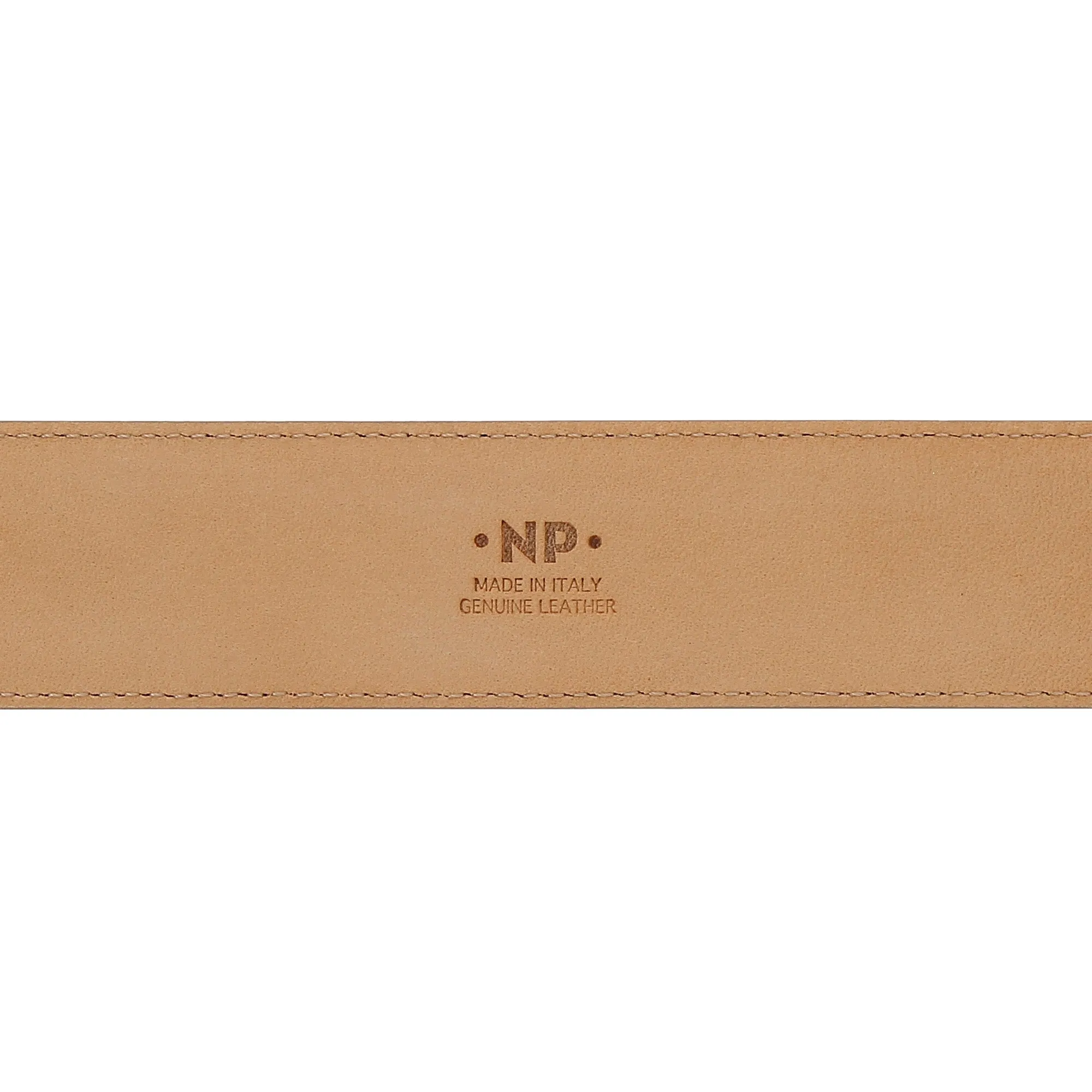 Nuvola leather belt for men in soft leather Made in Italy elegant H 34mm with metal buckle