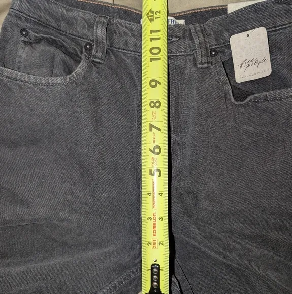 NWT | We The Free | Size 26 | Black Tinsley Baggy High Rise Straight Leg Jeans