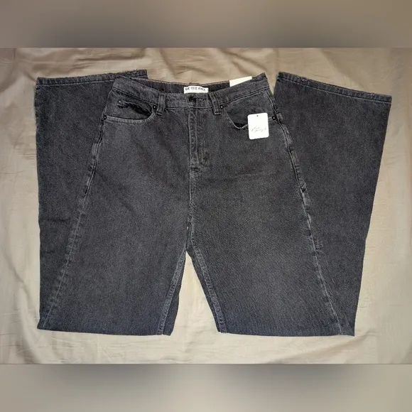 NWT | We The Free | Size 26 | Black Tinsley Baggy High Rise Straight Leg Jeans