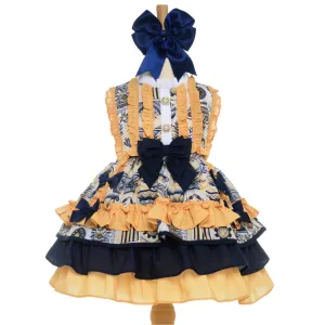 Ocean Baby Spanish Style Puffball Grecian Dress (18M-12Yrs)