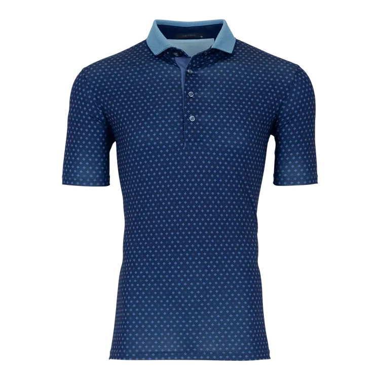 Old English Floral Polo