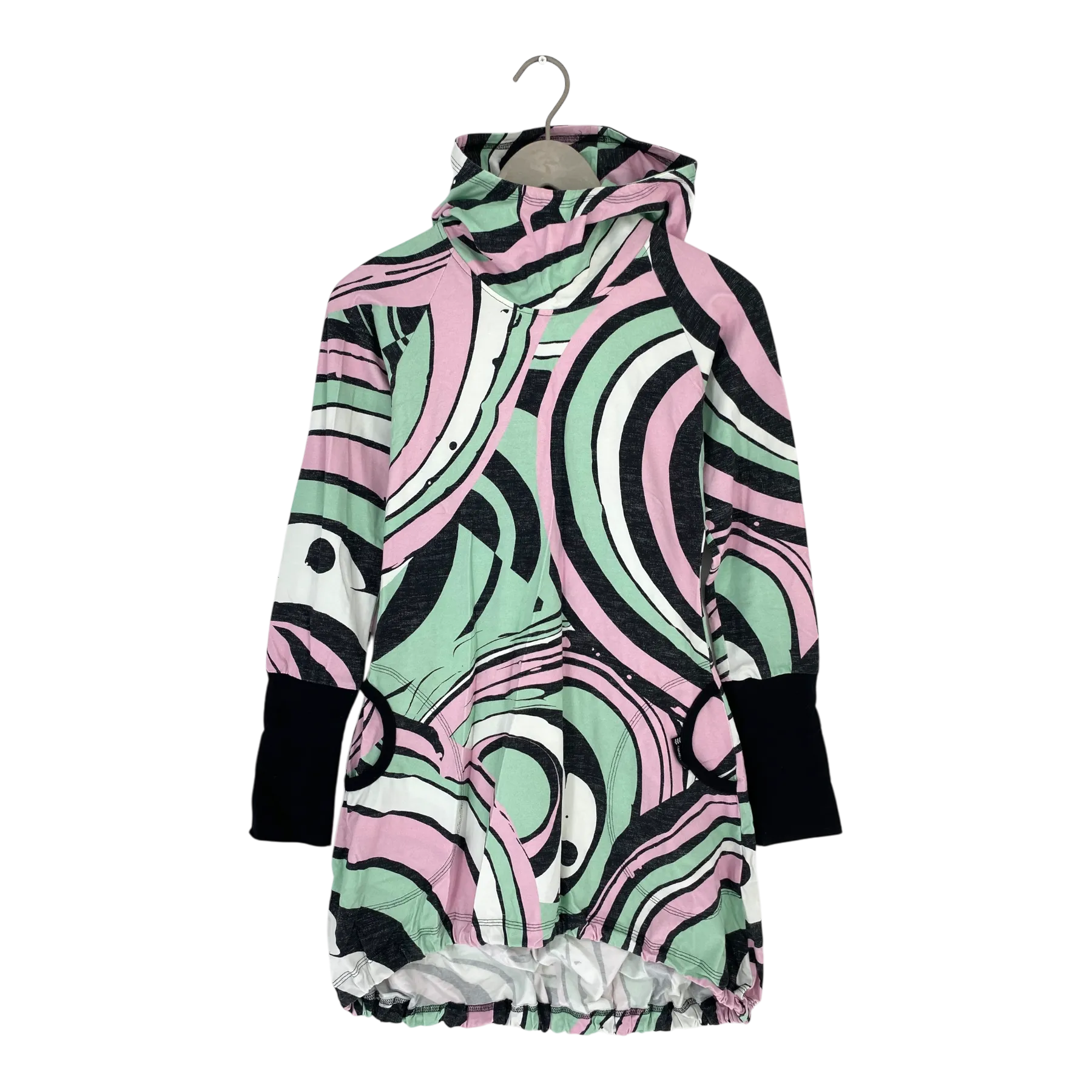 Ommellinen hoodie tunic, waves | woman S