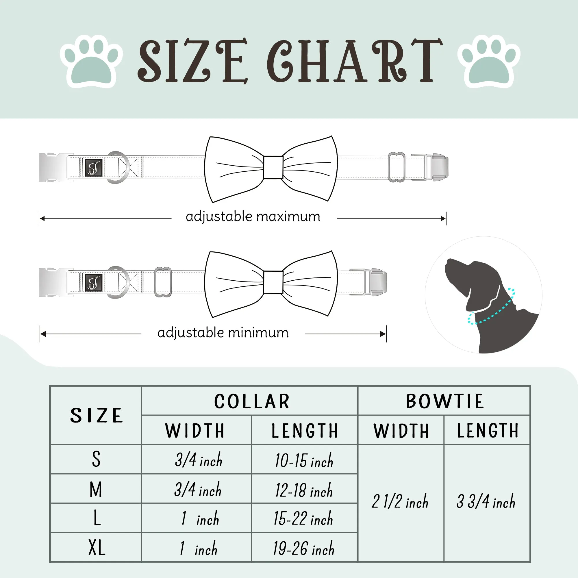Orange Daisy Dog Collar with Bow Tie