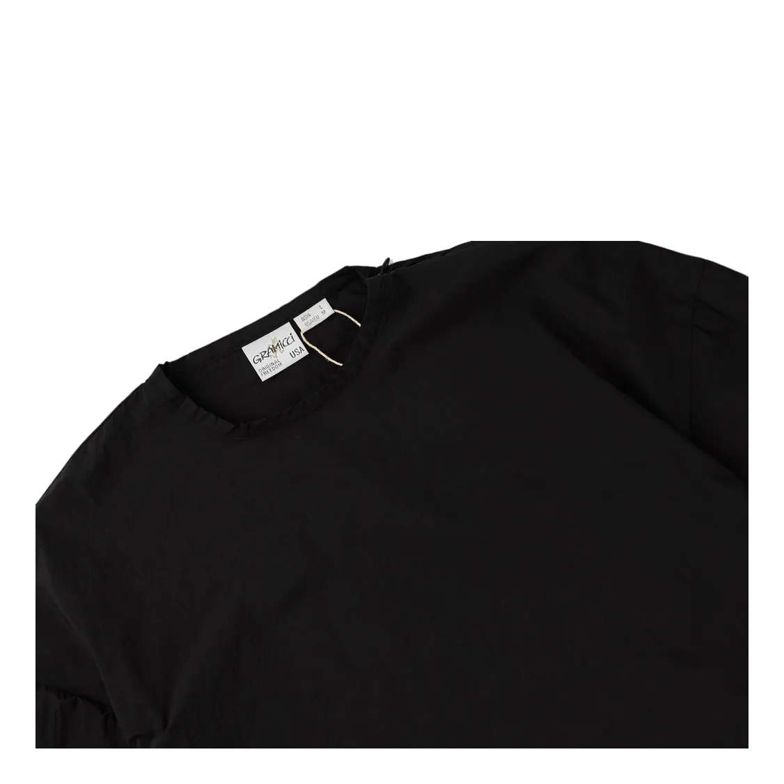 Packable Camp L/s Tee Black
