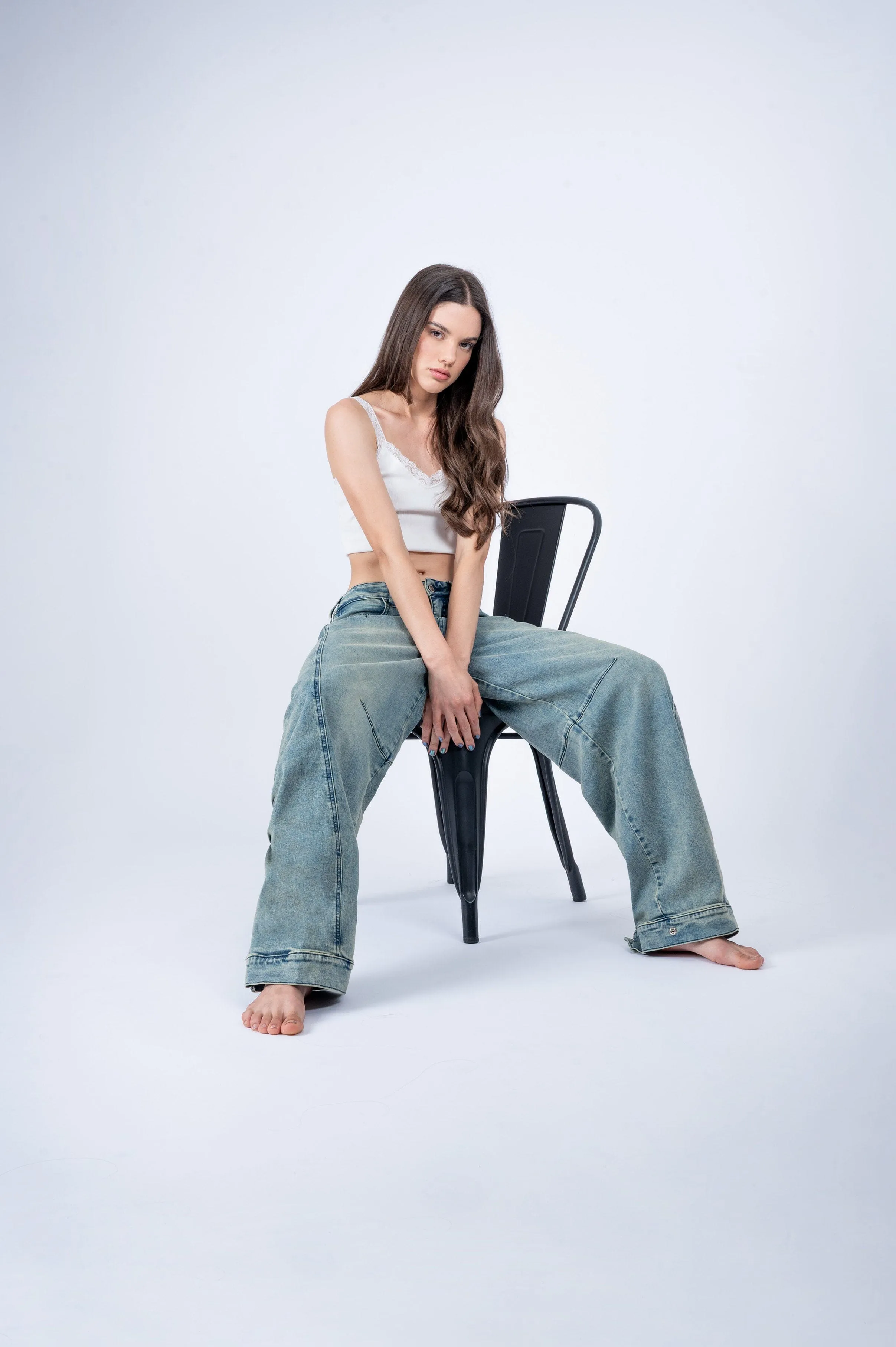 Pantalón Denim Baggy Evenes