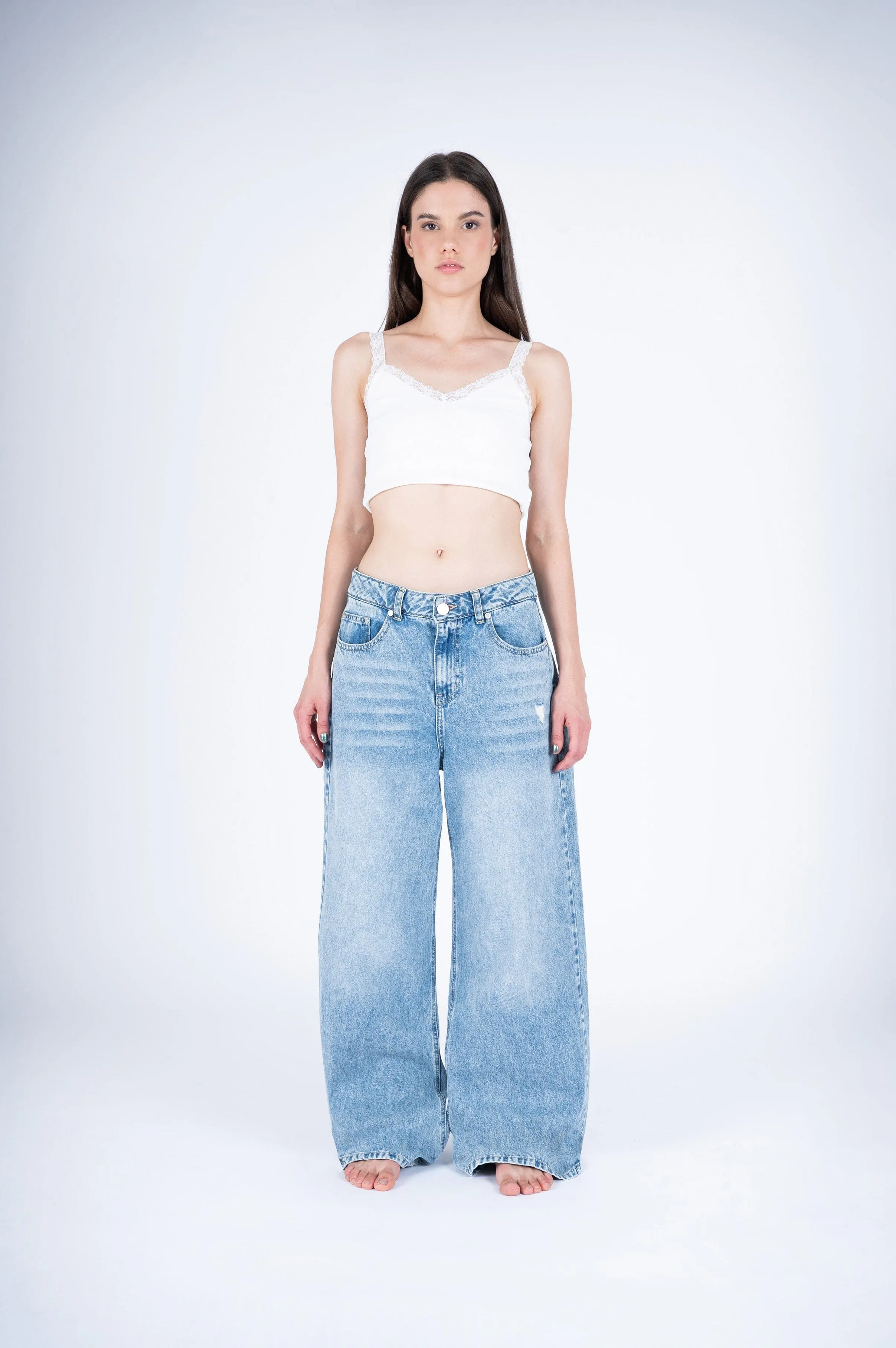 Pantalón Denim Baggy Evenes