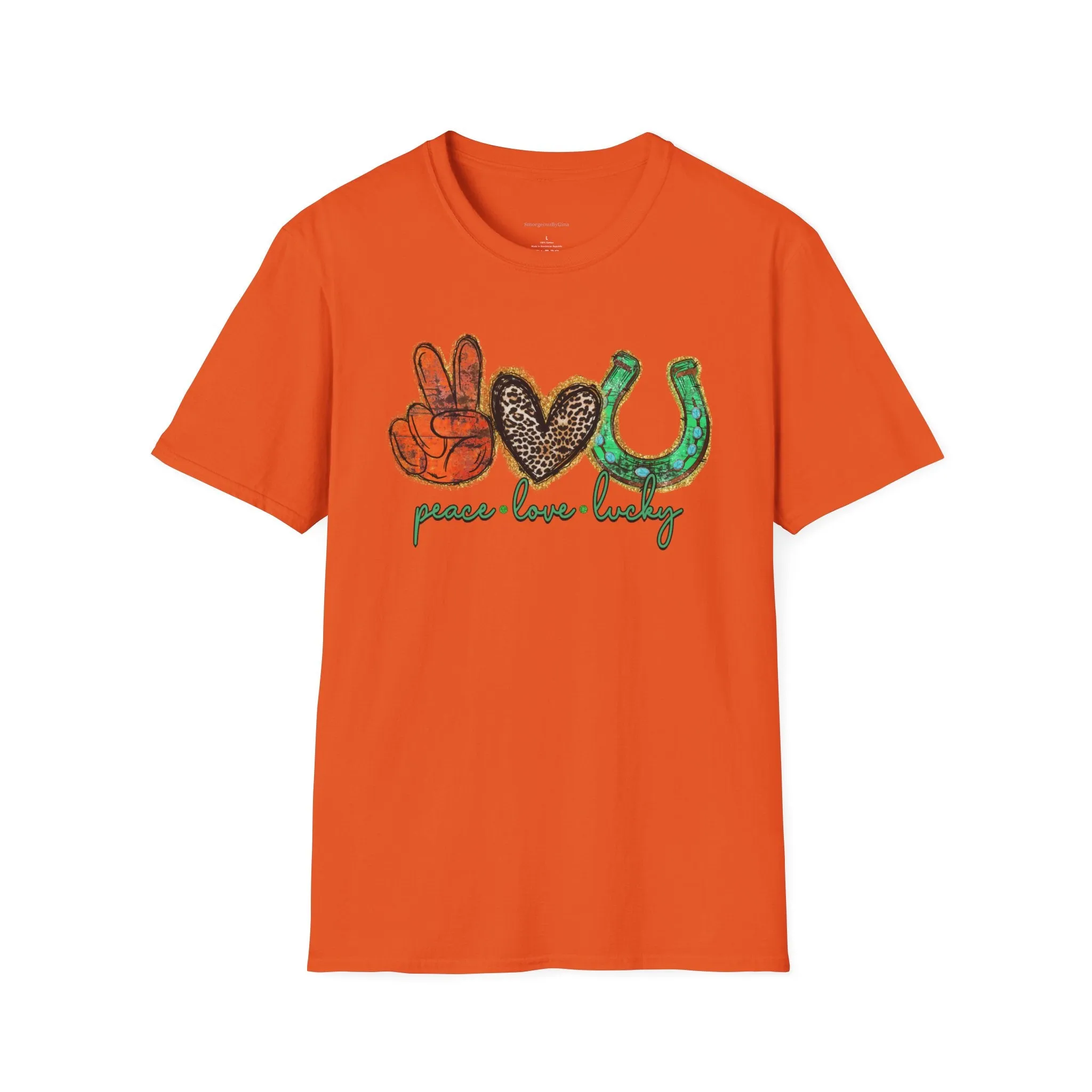 Peace Love Lucky Softstyle T-Shirt