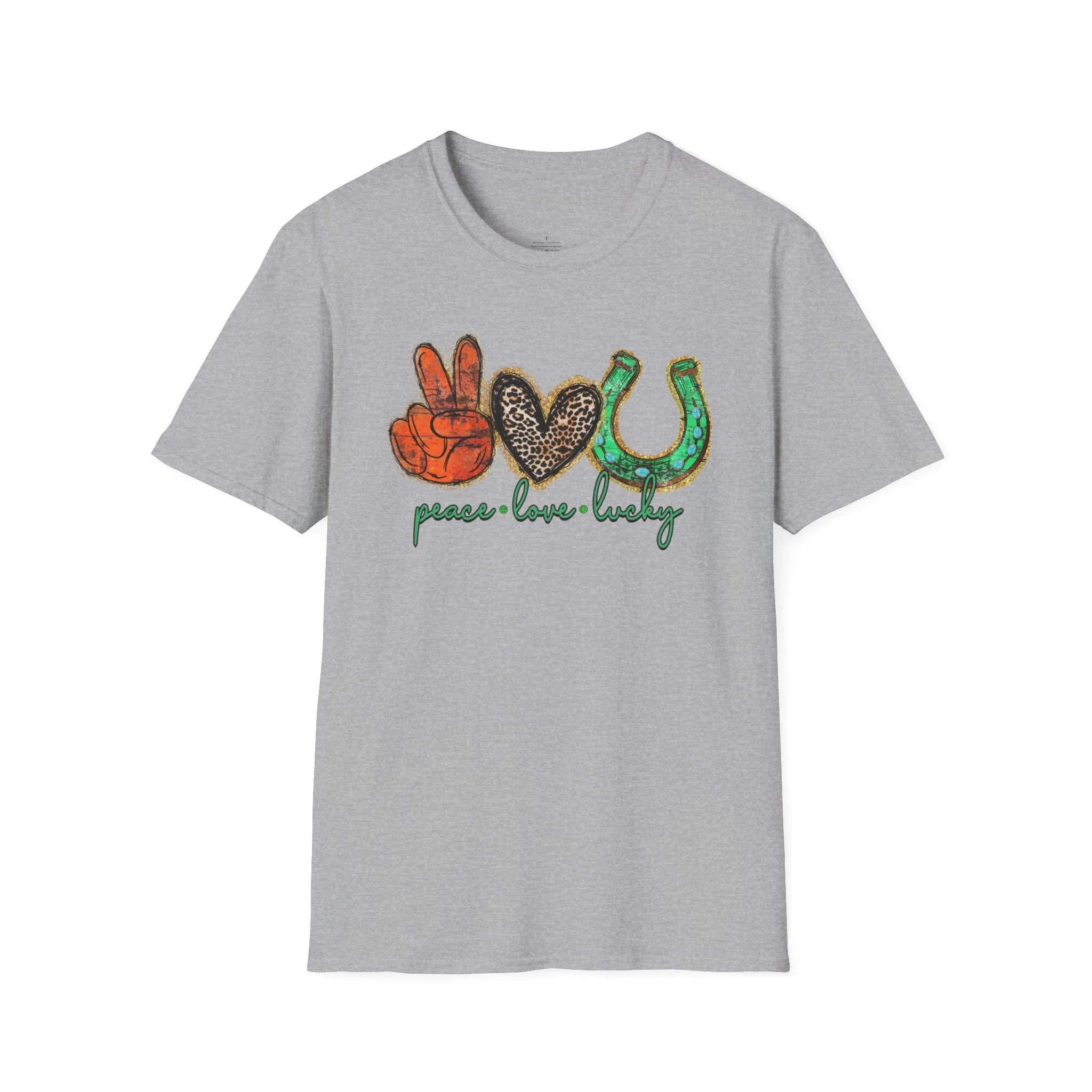 Peace Love Lucky Softstyle T-Shirt