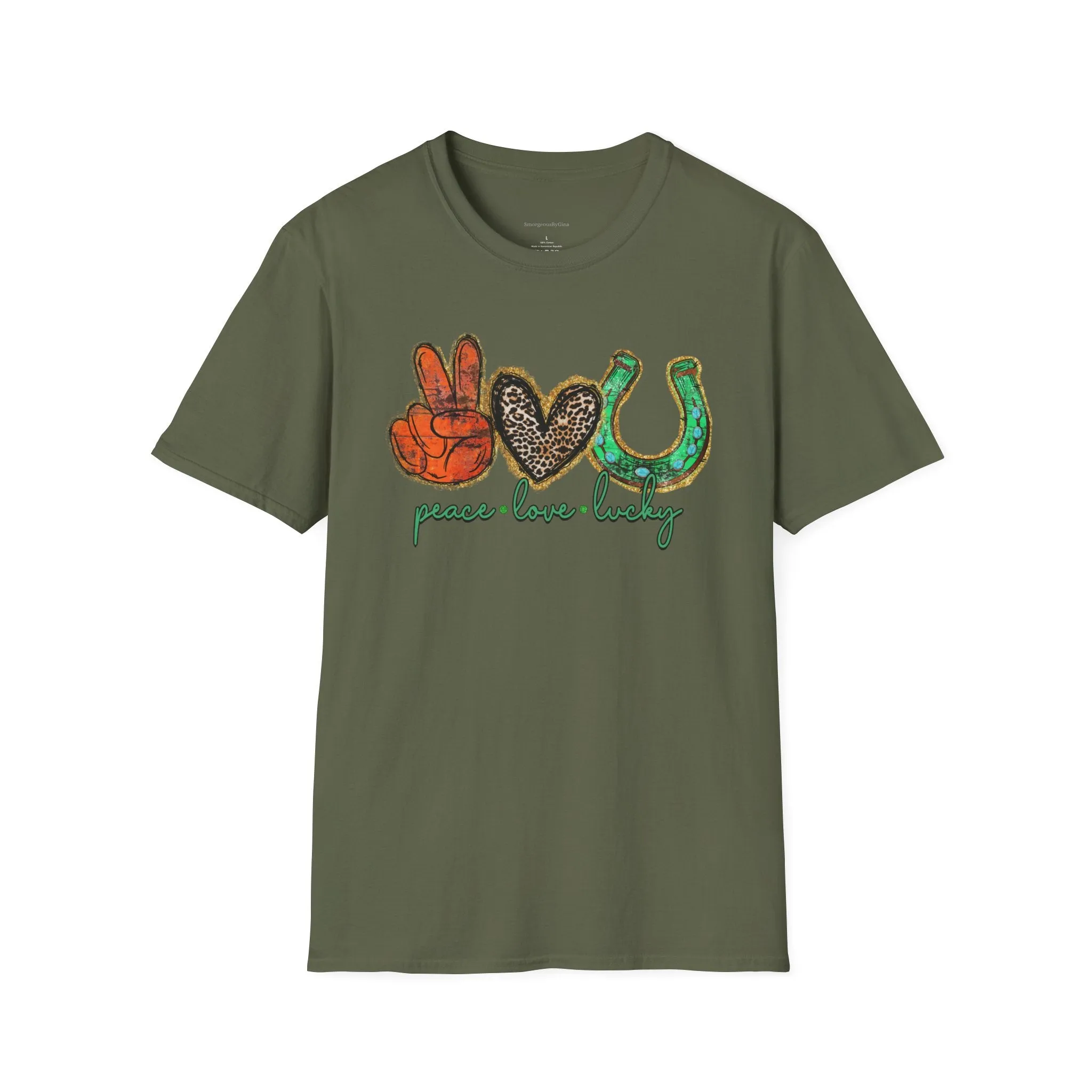 Peace Love Lucky Softstyle T-Shirt