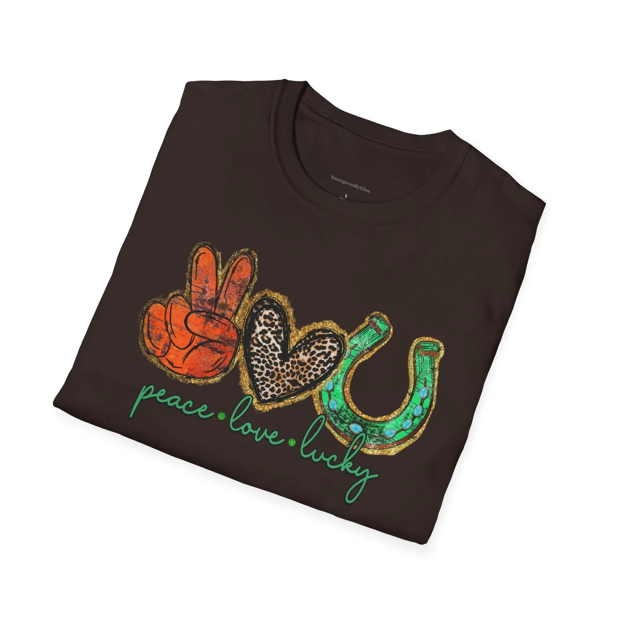 Peace Love Lucky Softstyle T-Shirt