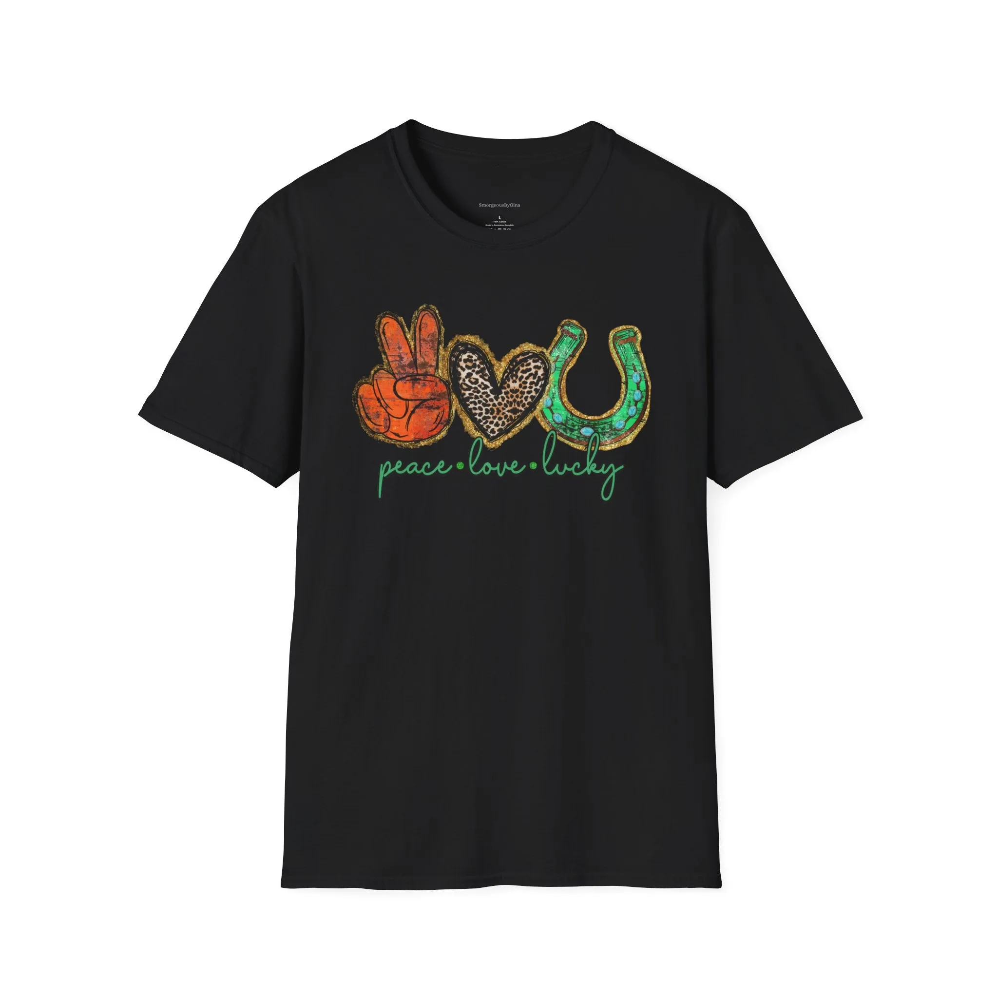 Peace Love Lucky Softstyle T-Shirt