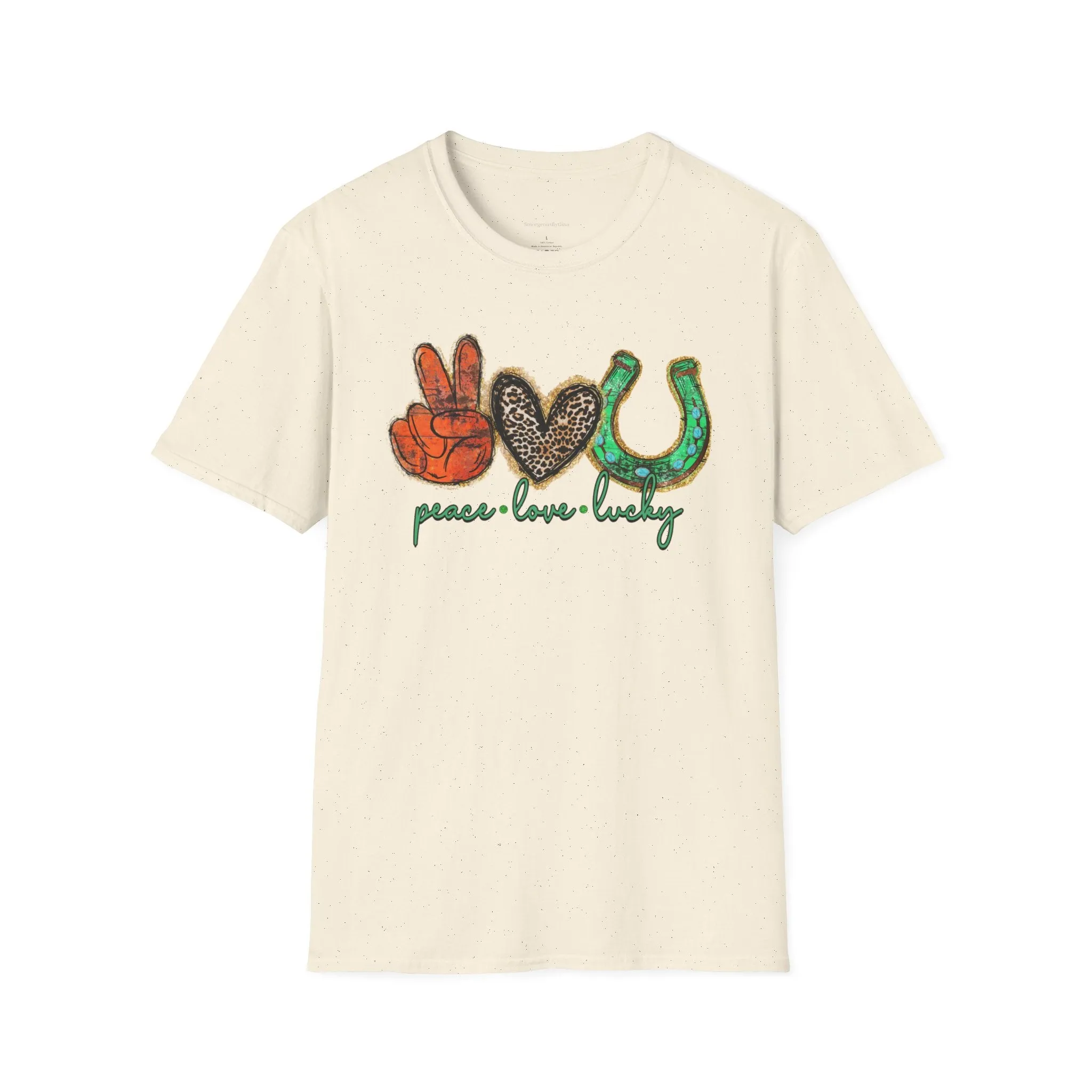 Peace Love Lucky Softstyle T-Shirt