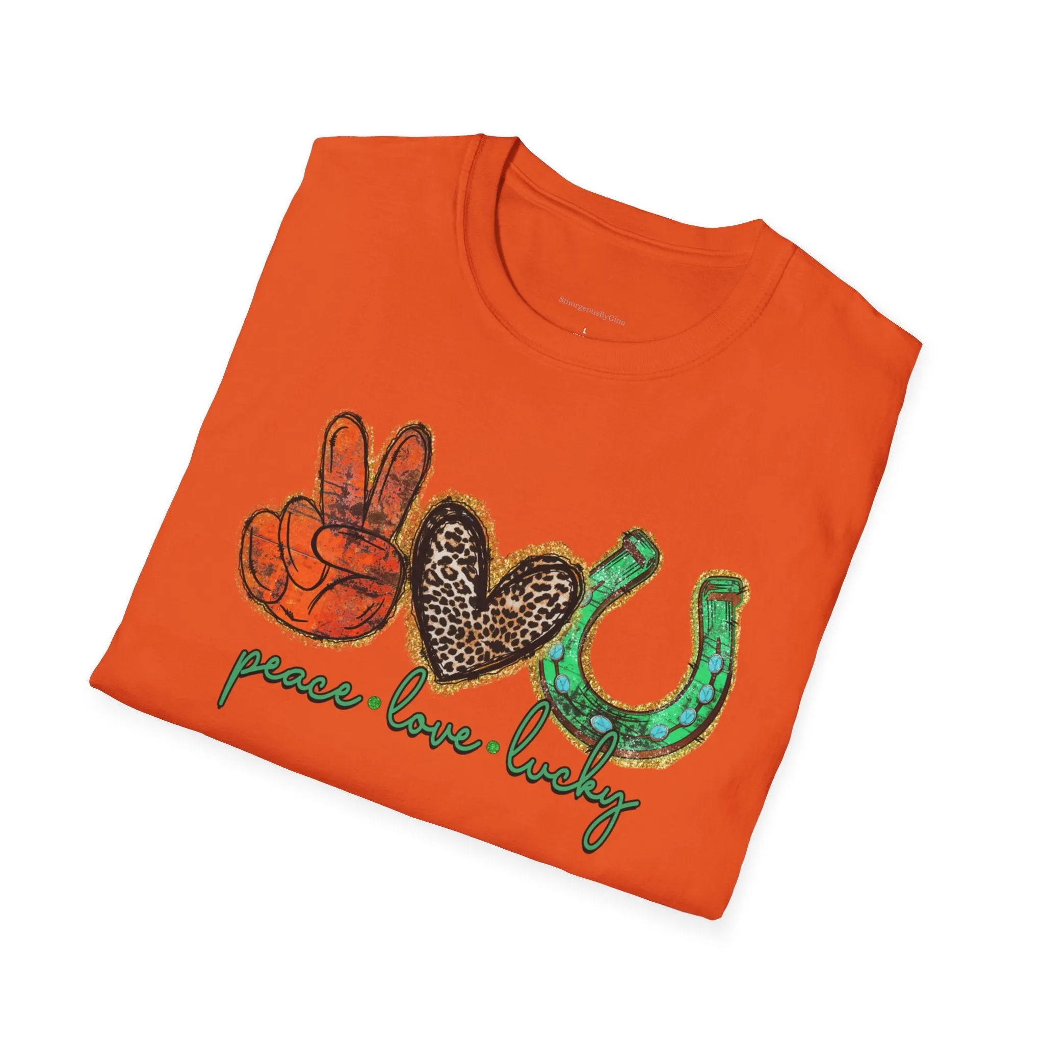 Peace Love Lucky Softstyle T-Shirt