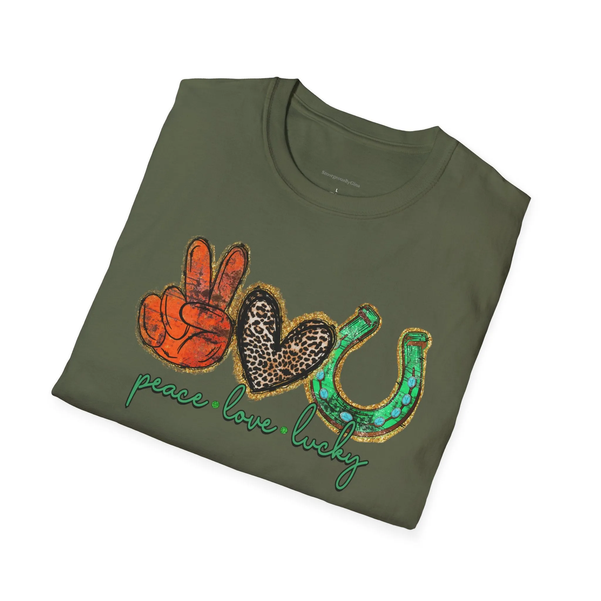 Peace Love Lucky Softstyle T-Shirt