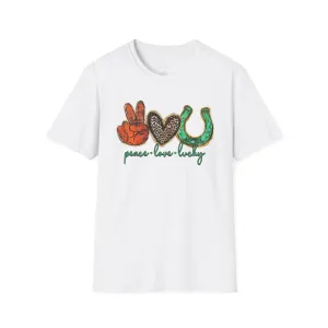 Peace Love Lucky Softstyle T-Shirt