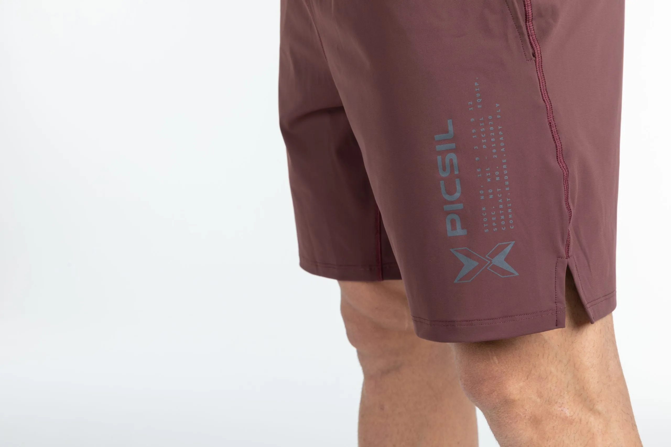 Picsil Shorts Burgundy