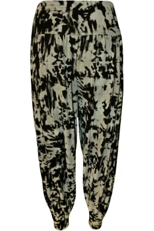 Plus Size Tie Dye Harem Trouser
